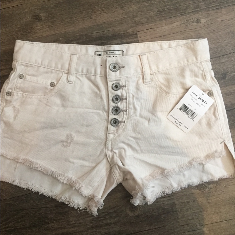 Free People Jean Shorts